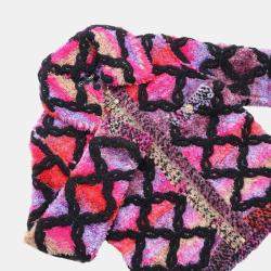 Chanel Multicolour New Faux Fur Captivating Jacket Size 36