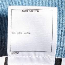 Chanel Blue Denim Crop Top M