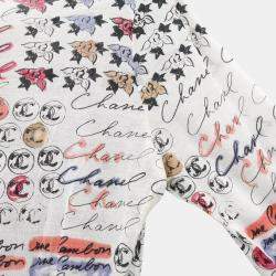Pre Owned Chanel White T-shirt Women's Size 42