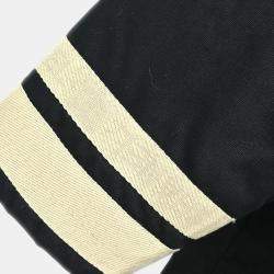 Chanel Black Sport Line Zip Up Coat Woman Size 42