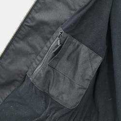 Chanel Black Sport Line Zip Up Coat Woman Size 42