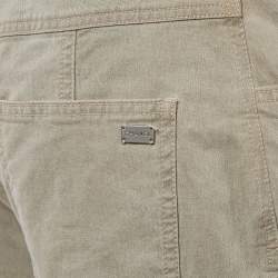 Chanel Beige Cotton Jacket and Pants Set L
