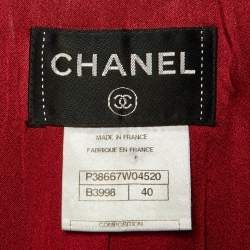 Chanel Black Metallic Nylon Zip-Up Shanghai Coat M