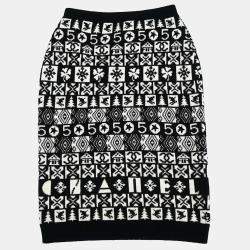مملوكة مسبقًا Chanel Black/White Skirt Size 38