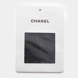 Chanel Coco Button Denim Jacket Size 36 Black Cotton 70% Viscose 18% Polyester 12%