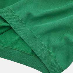 Chanel Green Cotton Sweatshirt Top Women Size L