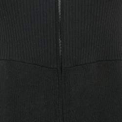 Chanel Black Stretch Knit Mini Dress M