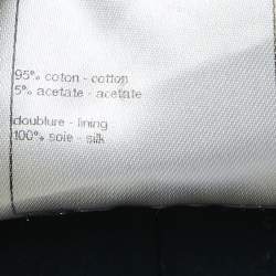 مملوكة مسبقًا Chanel Navy Blue Tweed Long Sleeve Jacket M