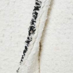 Chanel White Tweed Sleeveless Mini Dress M