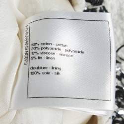 Chanel White Tweed Sleeveless Mini Dress M