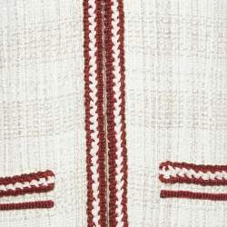 مملوكة مسبقًا جاكيت شانيل فانتازي تويد أبيض مقاس متوسط - ميديوم