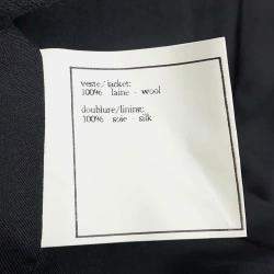 Chanel Black Wool Gripoa Button Jacket 38