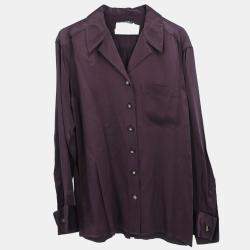 Chanel Silk Blouse Shirt Size 38