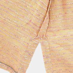 Chanel Single Breasted Jacket Pink Size 38
