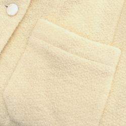 Chanel Double Breasted Jacket White Size 46