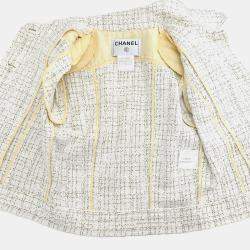 Chanel White Sleeveless Vest Jacket Size 38 