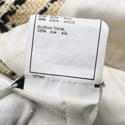 Chanel Beige Single Breasted Jacket Size 40