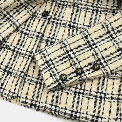 Chanel Beige Single Breasted Jacket Size 40