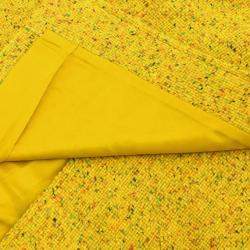 Chanel Yellow Wool Skirt Size 38