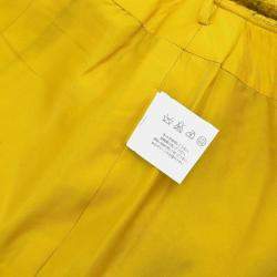 Chanel Yellow Wool Skirt Size 38