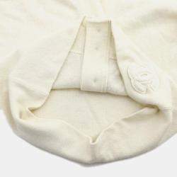 Chanel White Cashmere Cardigan Size 38