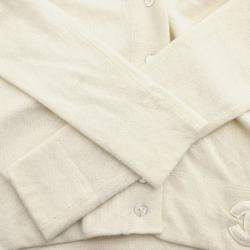 Chanel White Cashmere Cardigan Size 38