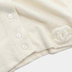 Chanel White Cashmere Cardigan Size 38