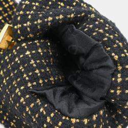 Chanel Black Tweed Coat 