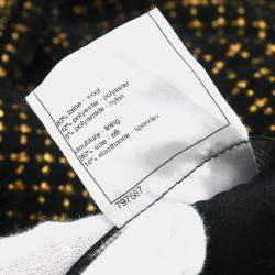 Chanel Black Tweed Coat 