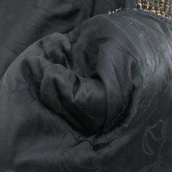 Chanel Black Tweed Coat 