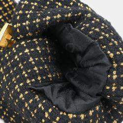 Chanel Black Tweed Coat 