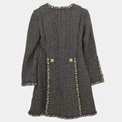 Chanel Black Tweed Coat 