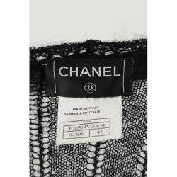 Chanel Black Button-up Sweater