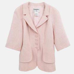 Chanel Single Breasted Jacket Pink 07P FR 38