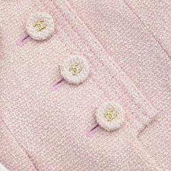 Chanel Single Breasted Jacket Pink 07P FR 38