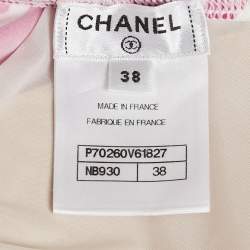 Chanel Pink Printed Jersey Bikini Set S