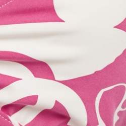 Chanel Pink Printed Jersey Bikini Set S