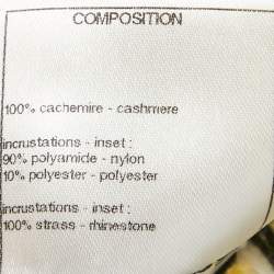 Chanel Yellow Cashmere Knit Cardigan Jacket S