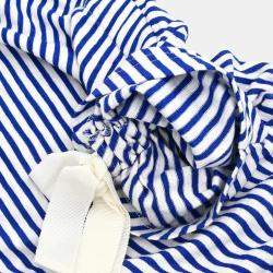Chanel Blue Cotton Short Sleeve Top Women Size 36
