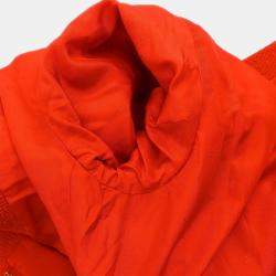 Chanel Single Breasted Red Jacket FR 40