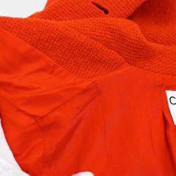 Chanel Single Breasted Red Jacket FR 40