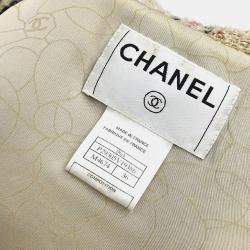Chanel Beige Tweed Jacket Size FR 36