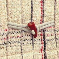 Chanel Beige Tweed Jacket Size FR 36