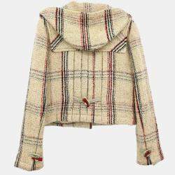 Chanel Beige Tweed Jacket Size FR 36