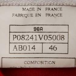 Chanel Vintage Red Cashmere Felt Front Jacket XL
