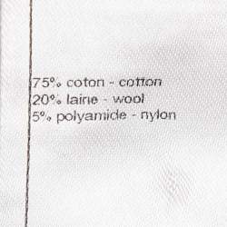 Pre Owned Chanel Cream Boucle Skiny Trousers S