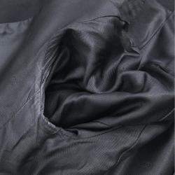 Pre Owned جاكيت صدرية واحدة شانيل أسود 96C مقاس 36