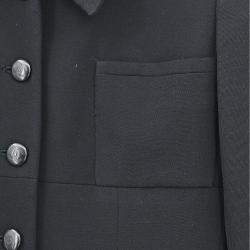 Pre Owned جاكيت صدرية واحدة شانيل أسود 96C مقاس 36