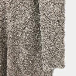 مملوكة مسبقًا جاكيت شانيل بدون ياقة بني 93A مقاس 40