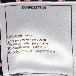 Pre Owned Chanel Pink Quilted Coco Neige Ski Zip Up Jacket S